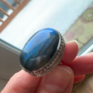 Labradorite Sterling silver ring